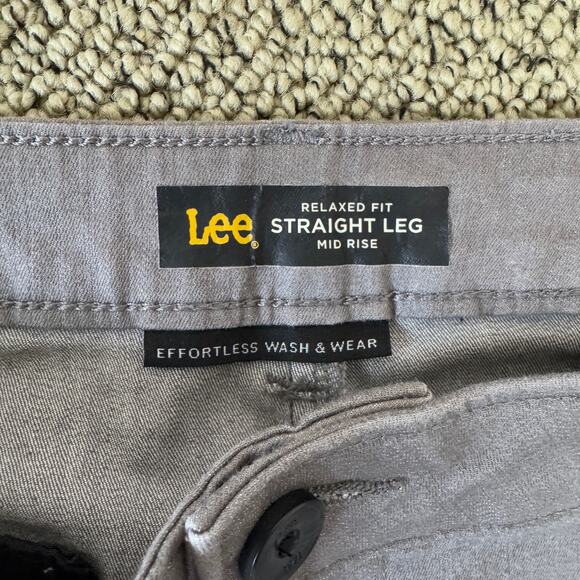 Lee Relaxed Straight Leg Mid Rise Jeans US Women's 20 Plus - Picture 3 of 6